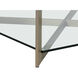 Xavier 43.25 X 43.25 inch Antique Brass Coffee Table